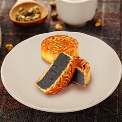 广式黑芝麻月饼